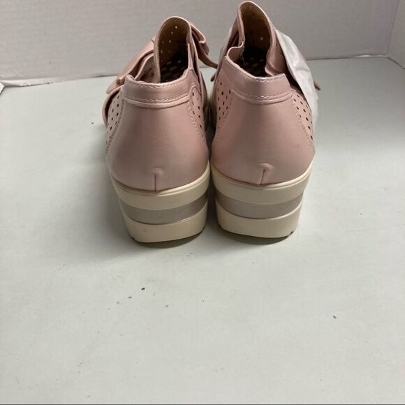 Summer Bowknot Sneakers Peach/Pink Size 40 US Size 9-9.5 New Without Tags - Picture 4 of 11
